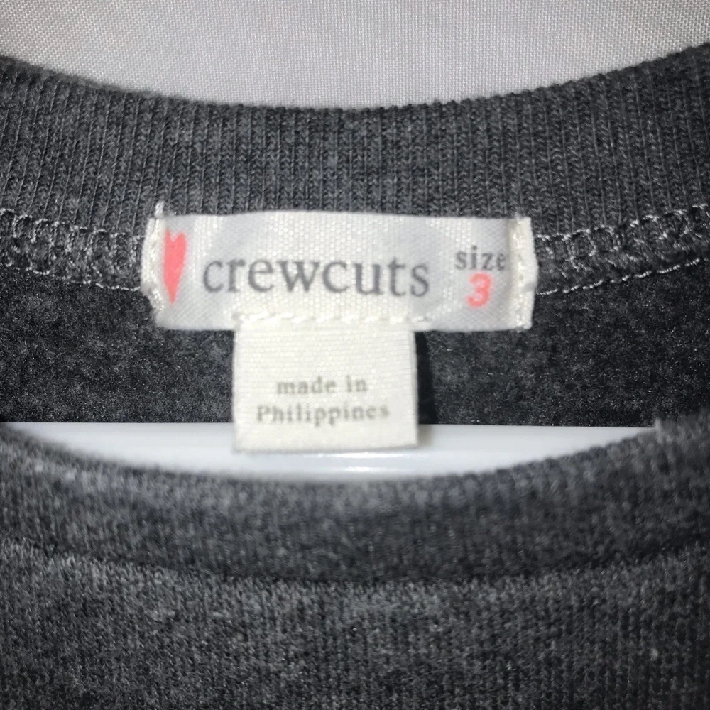 Crewcuts Grey & Pink Velvet Dress - Picture 4 of 16